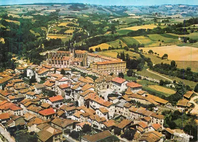 Saint-Antoine (Isère) — Vista geral aérea — A Abadia — Edições S.M.D. Combier