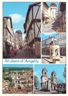 St-Jean-d'Angély — vista panorâmica e monumentos — Art Aud Réedições