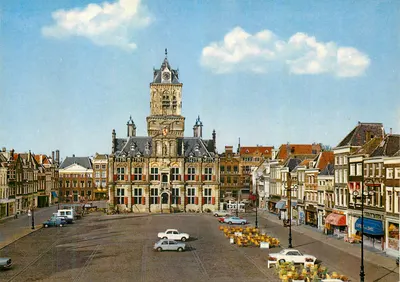 Delft — Mercado com o Stadhuis — Sleding 51.767.12