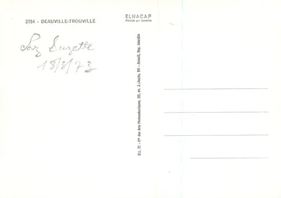 Deauville-Trouville — vista panorâmica — Elnacap — Verso