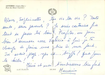 Rue du Haut Castelet — Antibes (Alpes-Maritimes) — Cing — Rewers