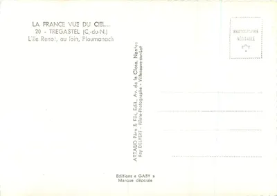 Widok wyspy Renot z dala, Ploumanach — Tregastel (C.-du-N.) — Wydawnictwo Gaby — Rewers