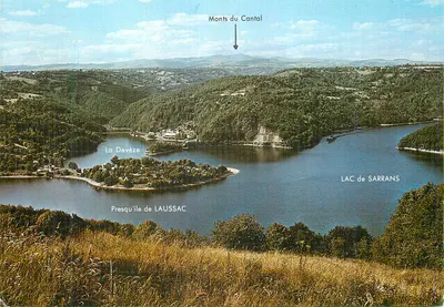 Lago de Sarrans — Península de Laussac — Monts do Cantal — Edição de luxo Murat