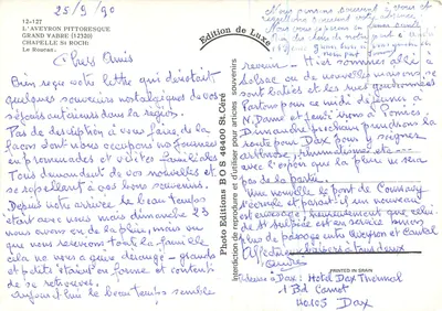 Kaplica Świętego Rocha — Aveyron — Wydanie Luksusowe — Rewers