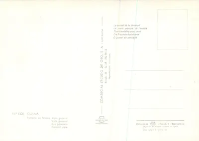 Pantano de Oliana — ogólne widok — Comercial Escudo de Oro, S.A. — Rewers
