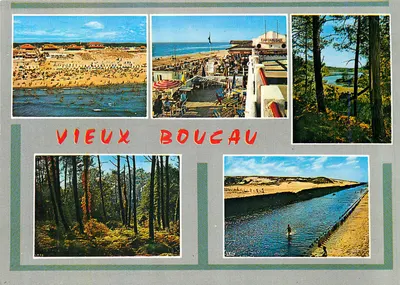 Vieux-Boucau — praia, bosque, corrente — Éditions Modernes « Théojac »