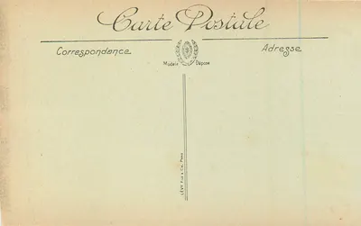 Fontainebleau — O Palácio — O Batistério e a Praça Oval — N.G. — Verso