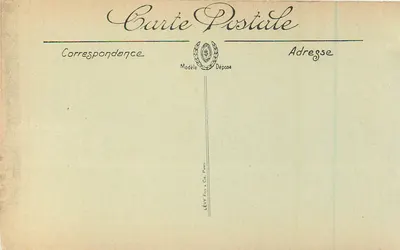 Fontainebleau — El Palacio — La Biblioteca — N. G. — Reverso