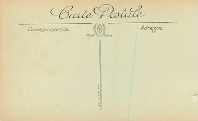 Fontainebleau — La Forêt — La Gorge aux Loups — N. G. — Verso
