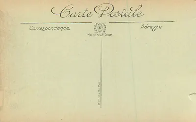 Fontainebleau — A Grande-Rua e a Igreja — N.G. — Verso