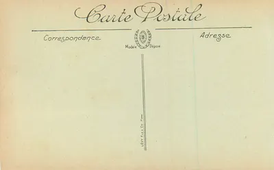Fontainebleau — Mont-Aigu — Grotte du Serment — N. G. — Verso