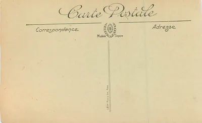 Fontainebleau — Pałac — Pokój spania Napoleona I — N.G. — n° 555 — Rewers
