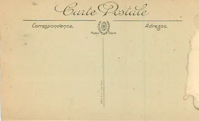 Fontainebleau — Las — Kryształowy Krzyż — N.G. — Rewers