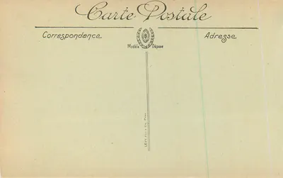 Fontainebleau — La Forêt — Entrada de la Cueva de los Bandidos — N.G. — Reverso