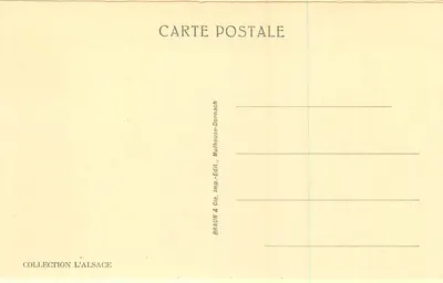 Kasteel van Haut-Kœnigsbourg gezien vanaf een vogel — Collectie L'Alsace — nr. 1213 — Achterkant