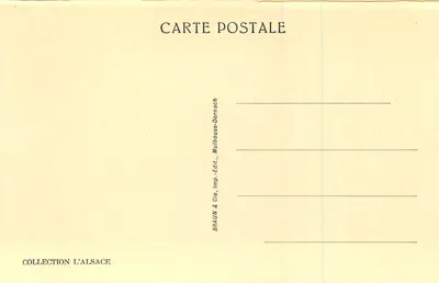 Ribeauvillé — Le Giersberg — Coleção L'Alsace — Verso