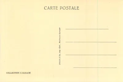 Thann — Rzeźby ławek chóru katedry (XVI wiek) — Zbiór L'Alsace, Braun & Cie, Mulhouse-Dornach — Rewers