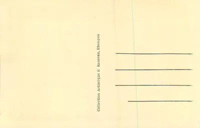Étampes Histórica — A Igreja de São Martinho — Gîte Sul — Contrefortes e Aves Pavlantes — Editor não visível — Verso