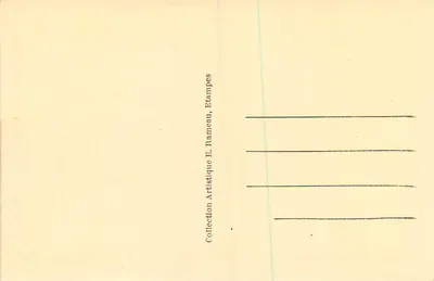 ÉTAMPES — Visão geral tirada do Rougemont — Verso