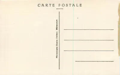 Domrémy — A Casa de Joana d'Arc e Grupo Mercié — D. D. — Verso