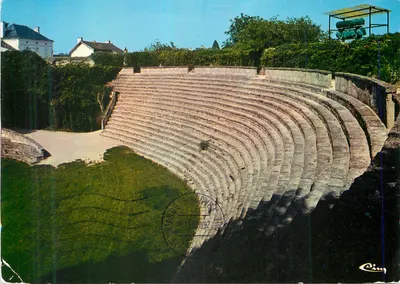 Bilhete postal moderno Doue la Fontaine M e L Les Arenes