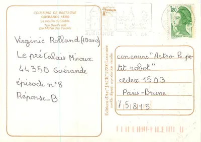 Moinho do Diabo — Guérande — Edições de Arte 'JACK' — Verso