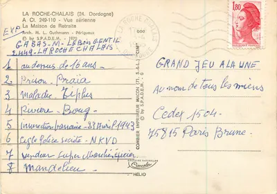 ला रोच-शाले (24) - हवाई दृश्य - ला मैसन डी रेट्राइट - CIM — पीछे