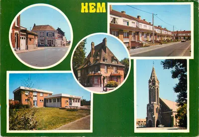 Hem (Nord) — panoramic view — Comblain Imprimeur