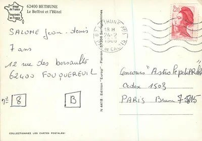 Dzwonnica i Hotel — Bethune — Wydawnictwo Pierron — Rewers