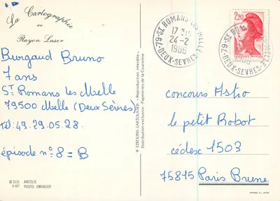 Flor de papoilas — edição Cartolaser — Éditions Cartolaser — Verso