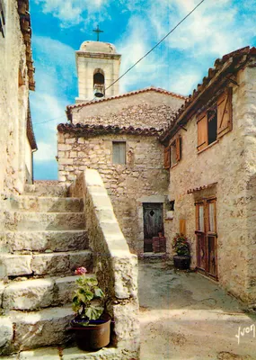 Gourdon — A Sarrazine — Igreja elevada — editor Jean-Claude Artiguel