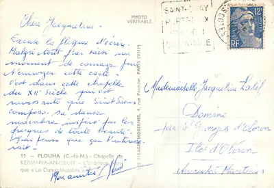 Taniec śmierci — Kaplica Kermaria-an-Iskuit — Wnętrze — (VIII wiek) — Rewers