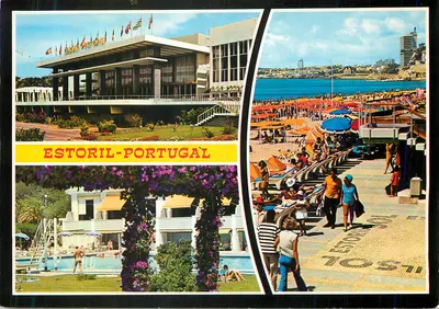 Estoril-Portugal — Grand Hotel Estoril e praias — editor Centro de Cardápio