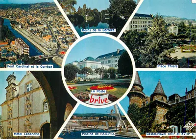 Brive-la-Gaillarde — vista panorâmica — Edições Larrieu, n° 31094