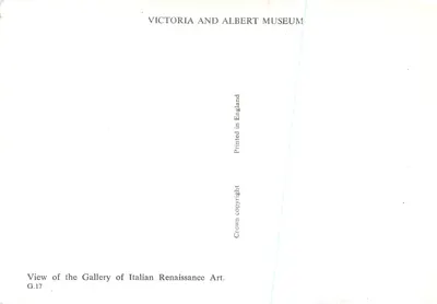 Muzeum Victoria and Albert — Galeria Sztuki Weneckiej Renesansu — G.17 — Rewers