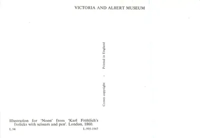 Noon — cena de vida — Victoria and Albert Museum, L.94 — Verso