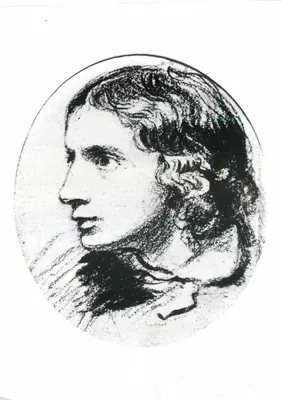 Portrait de Joseph Severn — dessin au charbon — éditeur VICTORIA AND ALBERT MUSEUM, n° E 57 F 90