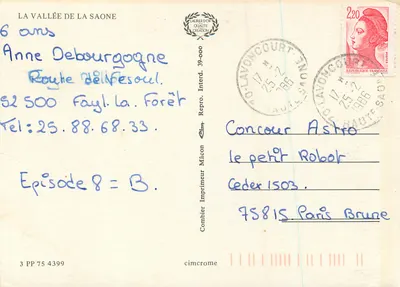 Wąwóz Saony — wąwóz bez trosk — Combiér, drukarz, Mâcon — Rewers