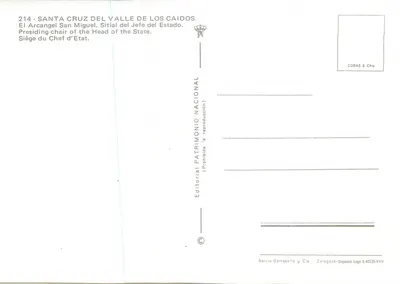 Santa Cruz del Valle de los Caídos — Arcangelo San Miguel — Editorial Patrimonio Nacional — Verso