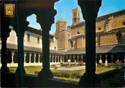 Clostros de Seo d'Urgell — vista do claustro — editor Escudo de Oro, n° 978