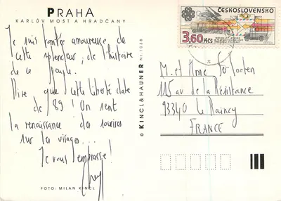 Praha — Karluv Most a Hradcany — Kincl & Hauner Nr. 1038 — Rewers