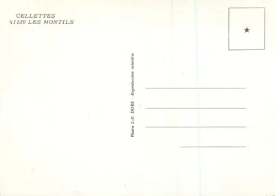 Cellettes — widok miasta i obozu — Foto J.-F. DORE — Rewers