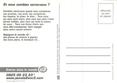 Tema esportivo — propaganda para c3 — Edição Image — Verso