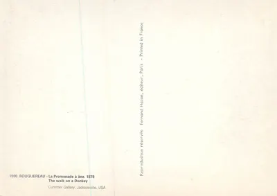 A Promenade a cavalo — 1878 — Fernand Hazan, editor, Paris — Verso