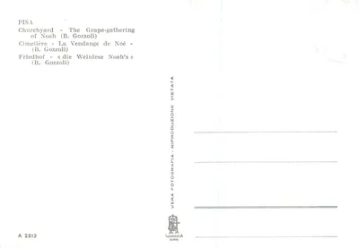 Pisa - Camposanto - A Colheita de Noé (B. Gorrobi) — Verso