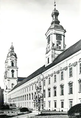 Mosteiro de St. Florian — Fachada principal — Editor J. Leitlmüller, Linz, n° 2335