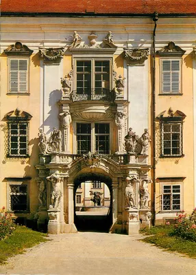 Mosteiro dos Chorheres de São Floriano — Portal de Jakob Prandtauer — Fotoverlag A. Kellerer Wien