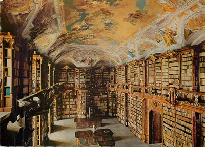 Biblioteca do São Flórida — Stiftsbibliothek 1747-1751 — Fotoverlag A. Kellner Wien