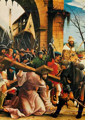 A. Altdorfer, Altar de São Flórida — « Caminho da Cruz » — Verlag Vertetas, Linz - Viena - Passau, n° 128