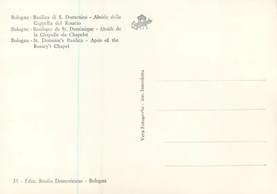 Bologna - Basilica di S. Domenico - Abside della Cappella del Rosario — Verso